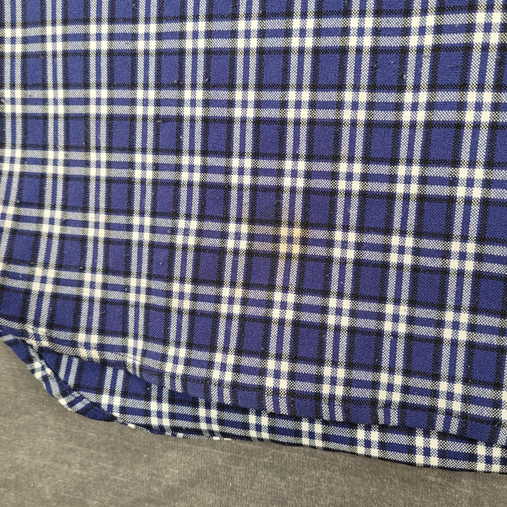 South Pole Y2K Plaid Shirt Long Sleeve‎ Button Up Pocket Front XL Grunge - Picture 11 of 16